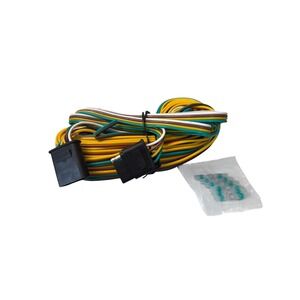 50 ft 4-Way 5-Wire Trailer Wiring Harness 18 AWG Flat Connector Boat RV New